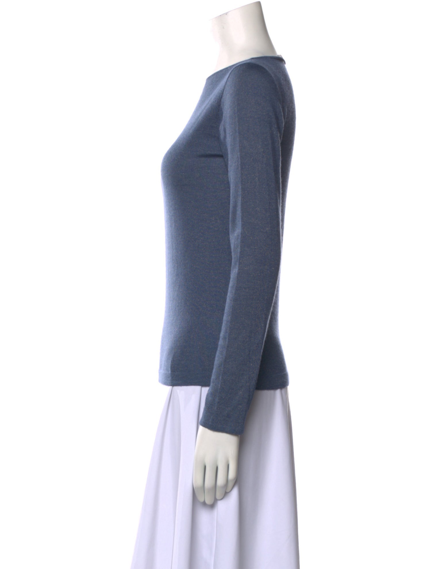 Brunello Cucinelli Cashmere Bateau Neckline Top