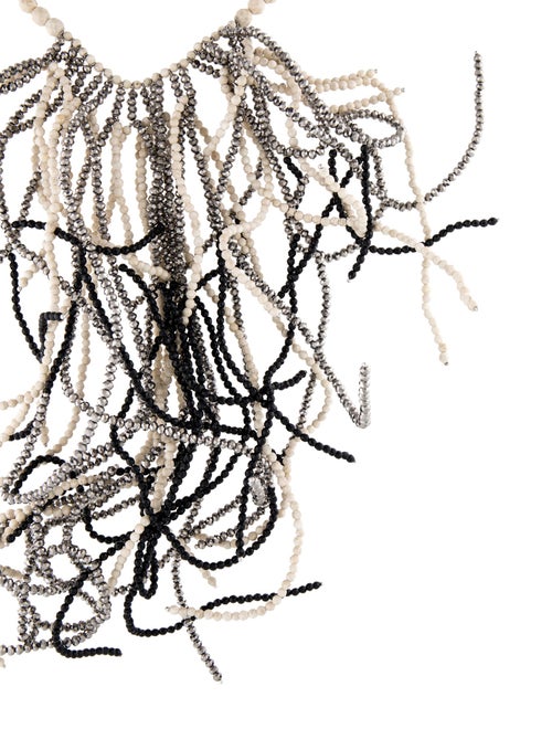 Brunello Cucinelli Beaded Branch Choker Necklace