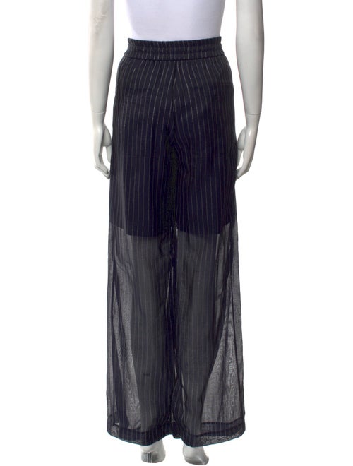 Brunello Cucinelli Striped Wide Leg Pants