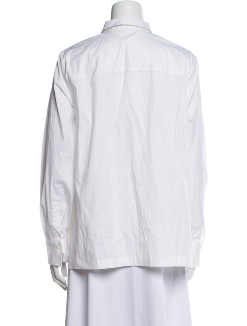 Brunello Cucinelli Long Sleeve Button-Up Top