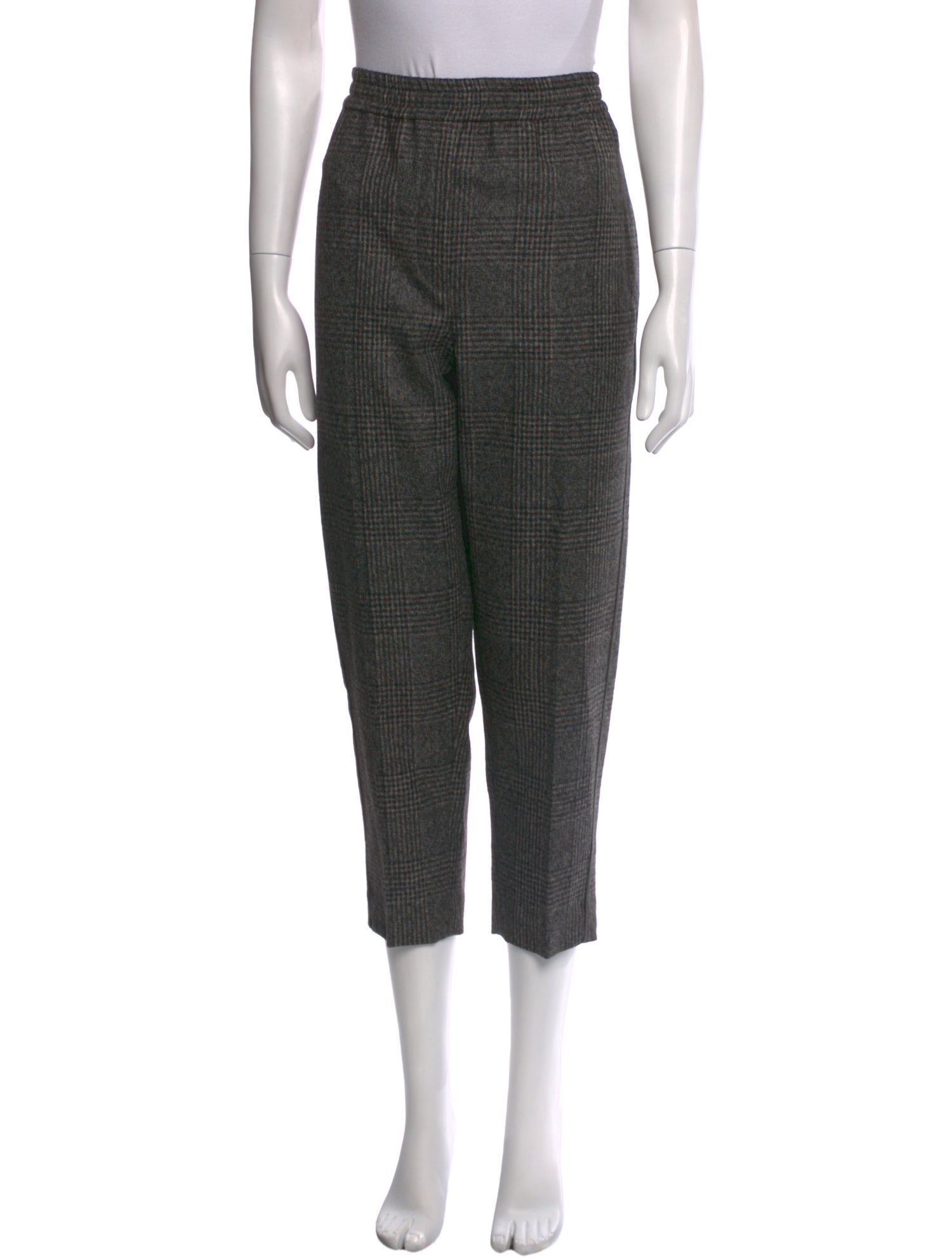 Brunello Cucinelli Virgin Wool Straight Leg Pants