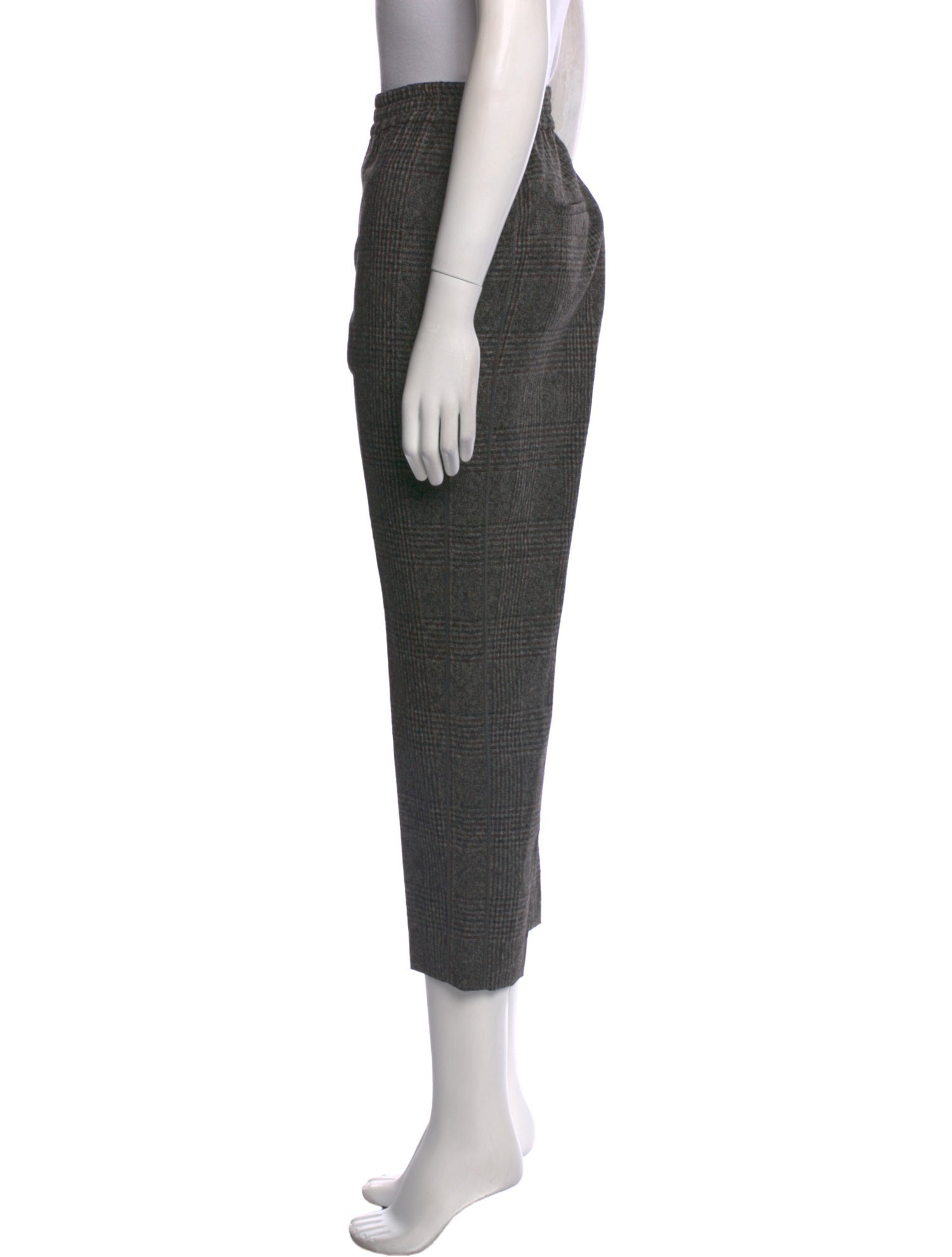 Brunello Cucinelli Virgin Wool Straight Leg Pants