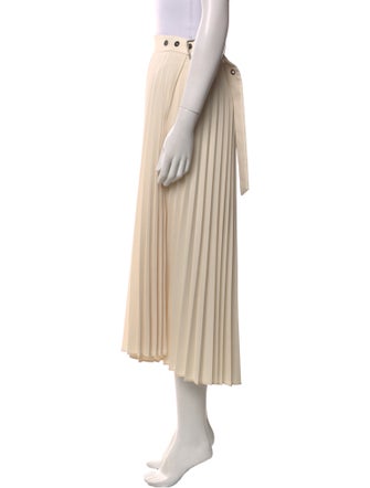 Brunello Cucinelli Pleated Accents Midi Length Skirt