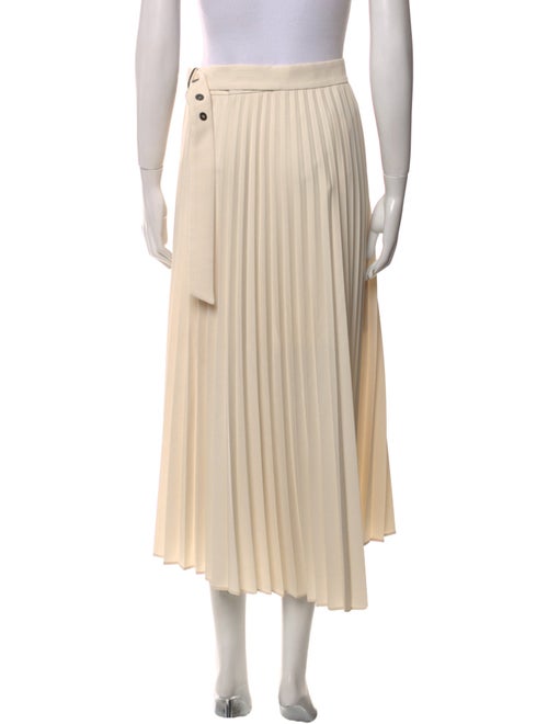 Brunello Cucinelli Pleated Accents Midi Length Skirt