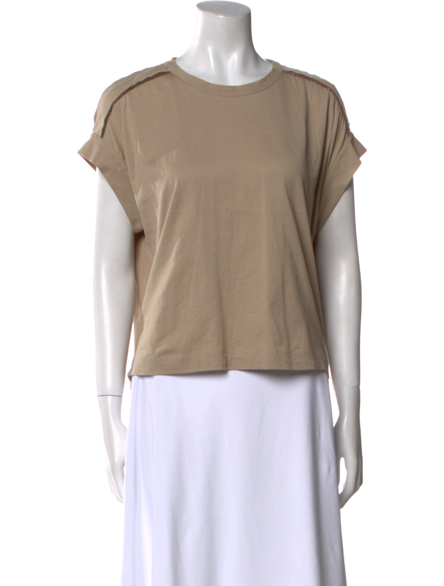 Brunello Cucinelli Crew Neck Short Sleeve T-Shirt