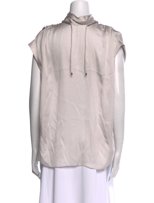 Brunello Cucinelli Silk Mock Neck Tunic