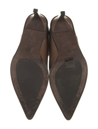 Brunello Cucinelli Leather Beaded Accents Riding Boots