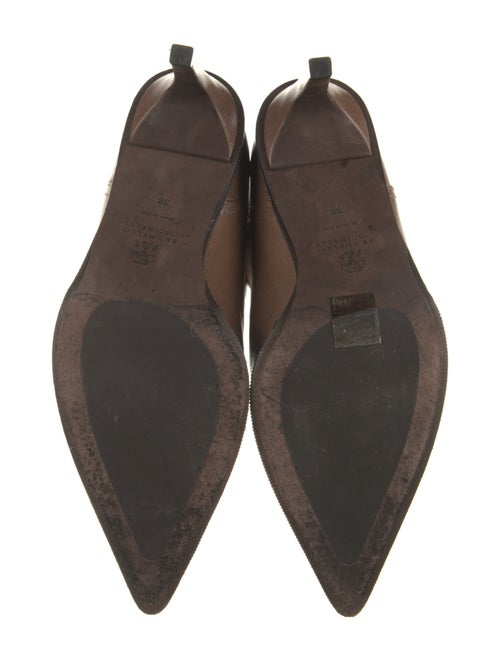 Brunello Cucinelli Leather Beaded Accents Riding Boots