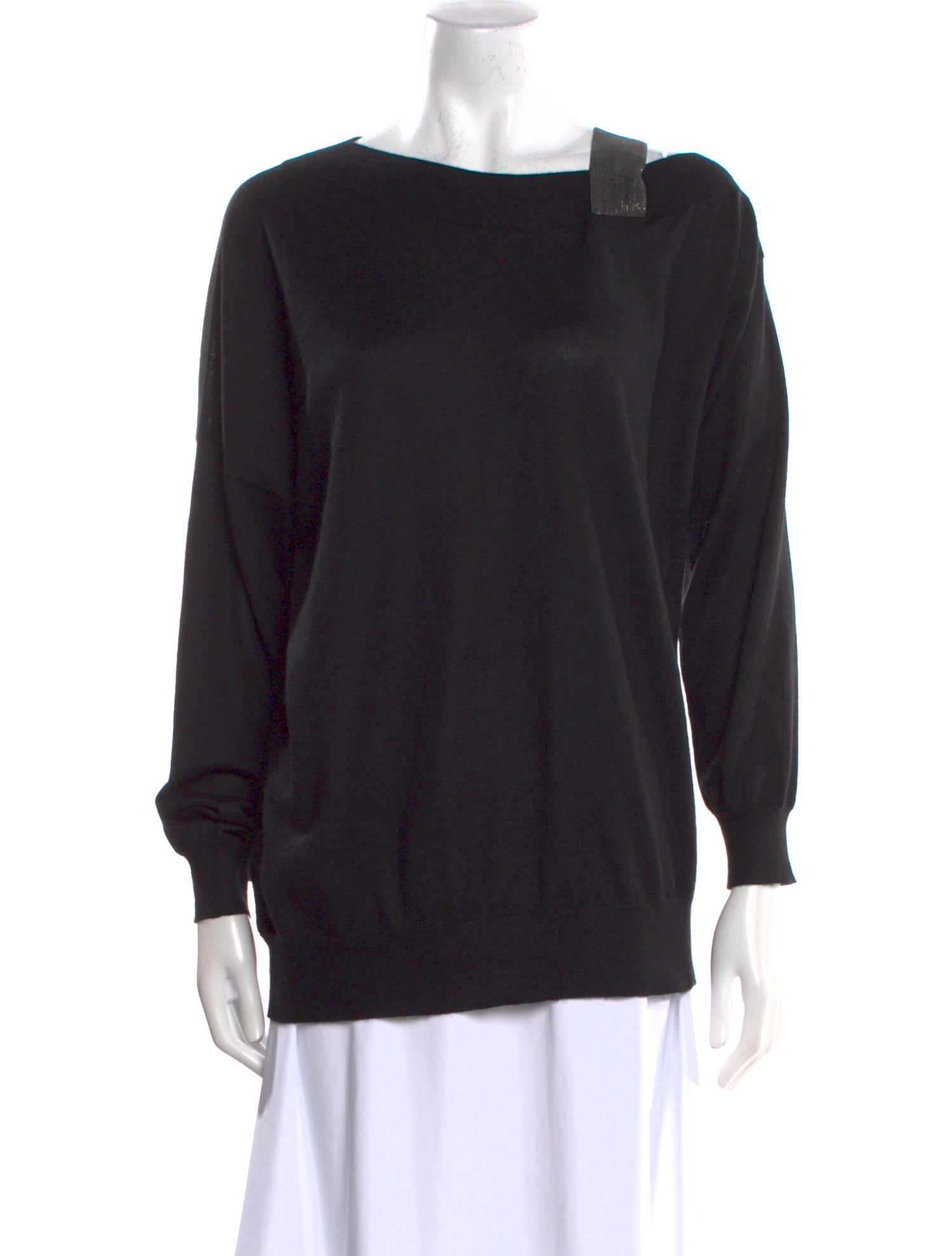 Brunello Cucinelli Cashmere Bateau Neckline Sweater