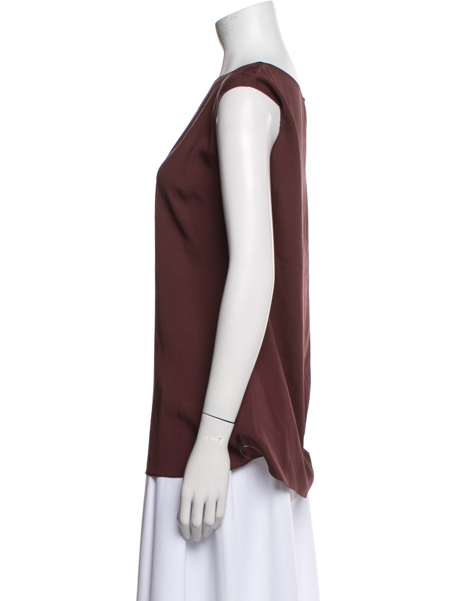 Brunello Cucinelli Bateau Neckline Short Sleeve Top