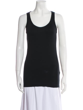 Brunello Cucinelli Scoop Neck Sleeveless Top