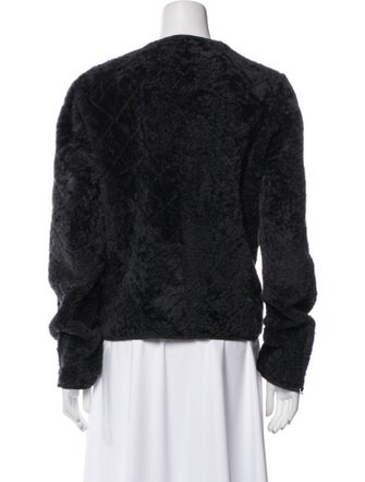 Brunello Cucinelli Shearling Faux Fur Jacket