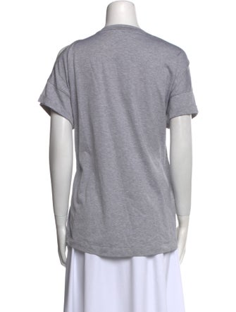 Brunello Cucinelli Scoop Neck Short Sleeve T-Shirt