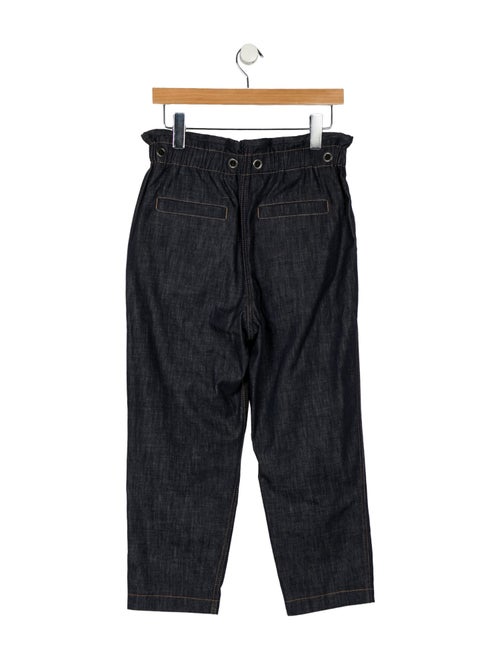 Brunello Cucinelli High-Rise Straight Leg Jeans