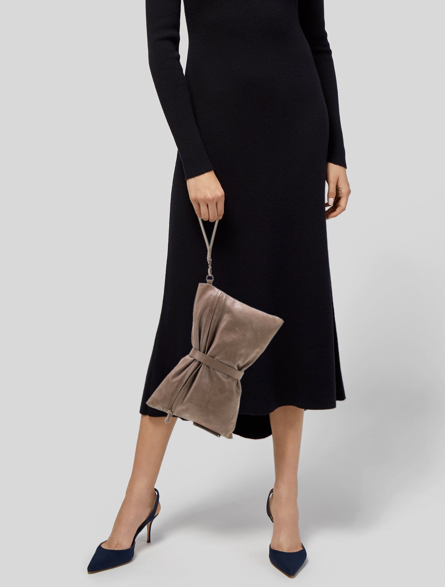 Brunello Cucinelli Nubuck Evening Bag