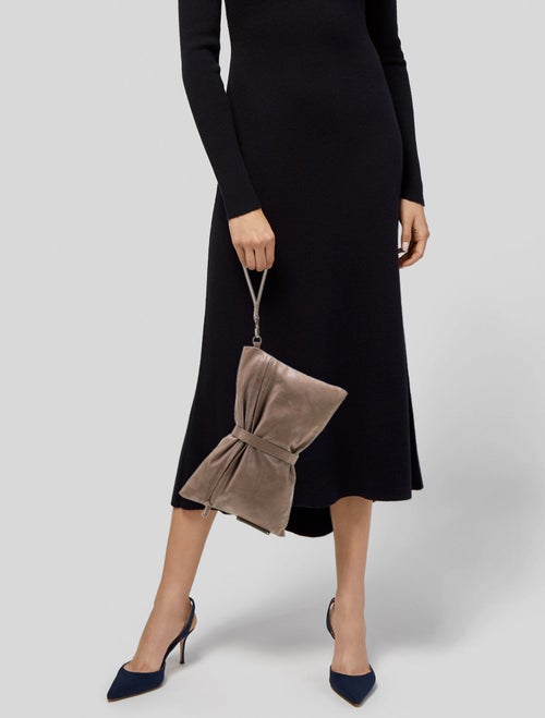 Brunello Cucinelli Nubuck Evening Bag