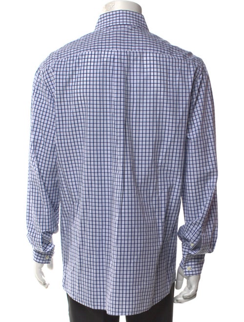 Brunello Cucinelli Plaid Print Long Sleeve Dress Shirt