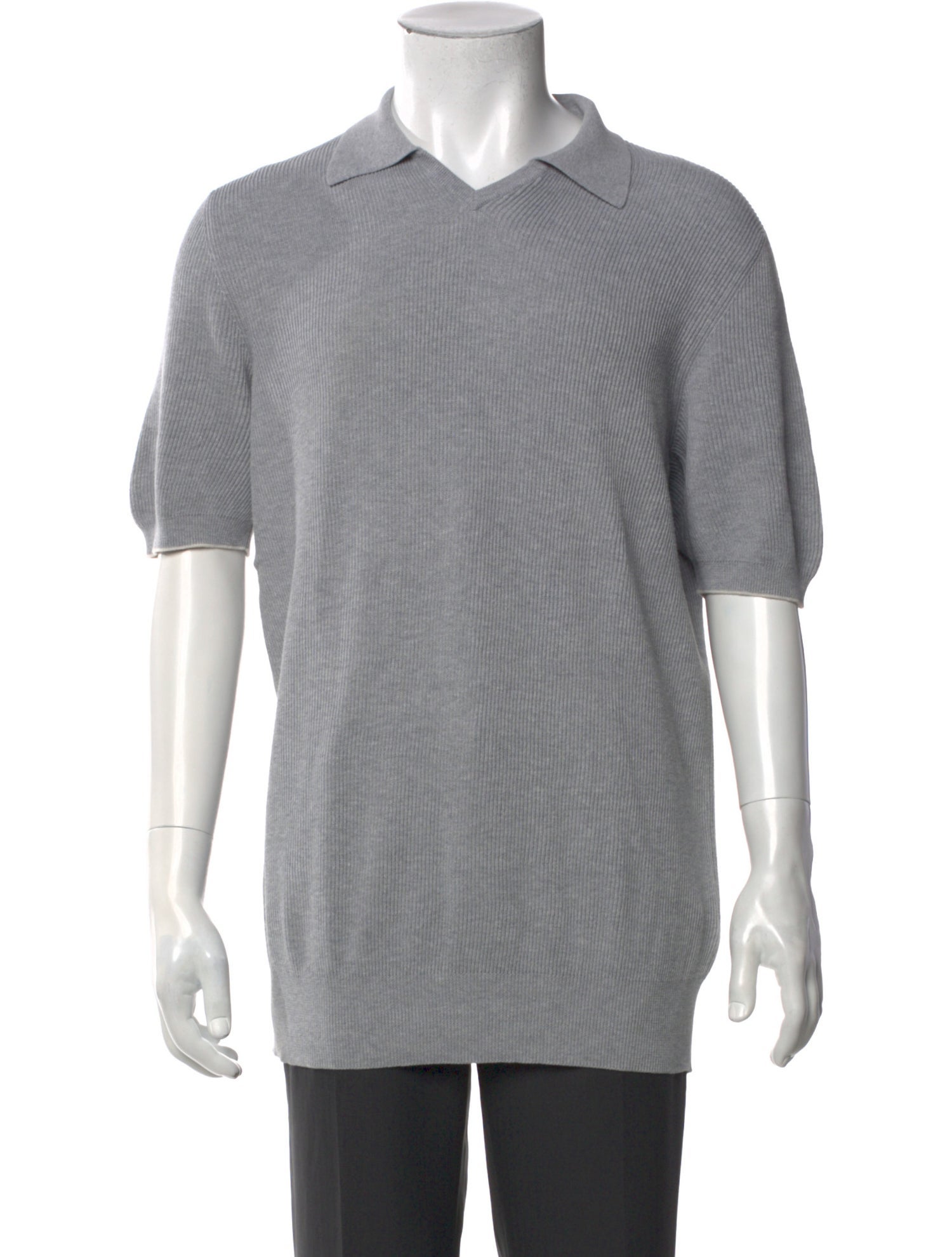 Brunello Cucinelli Crew Neck Short Sleeve Polo Shirt