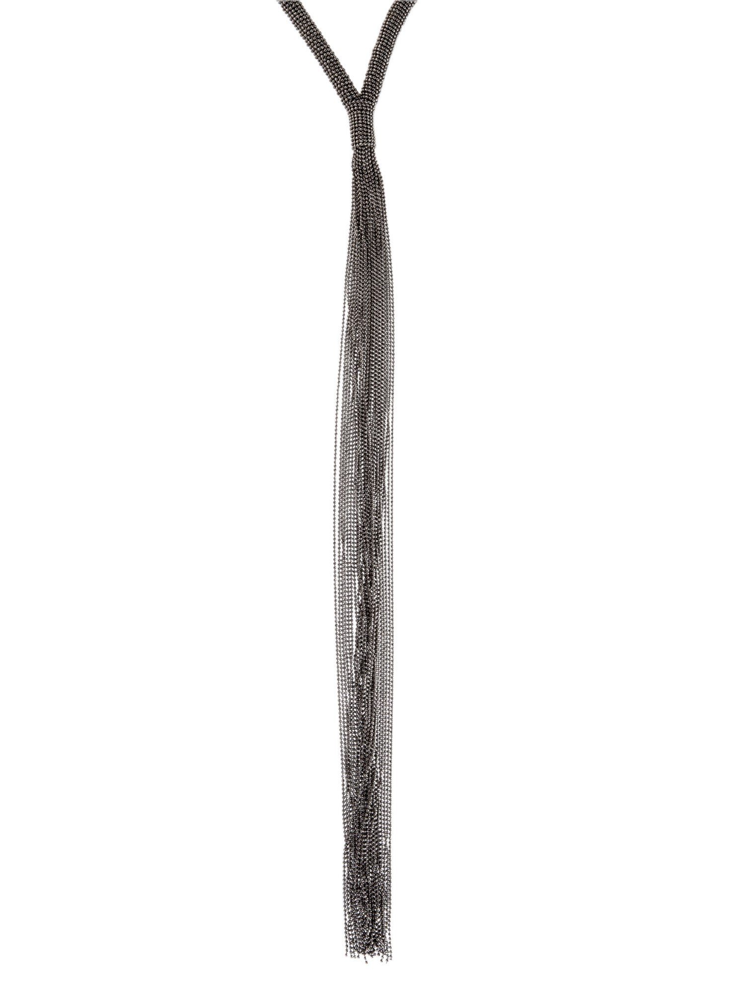 Brunello Cucinelli Monili Tie Necklace