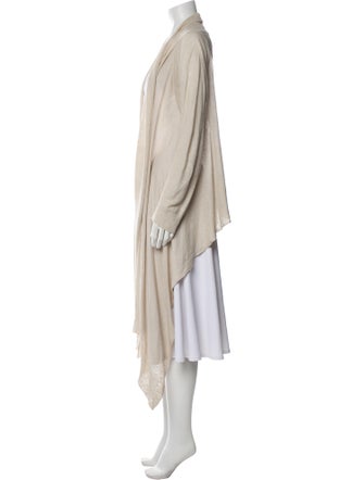 Brunello Cucinelli Silk Open Front Sweater