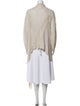 Brunello Cucinelli Silk Open Front Sweater
