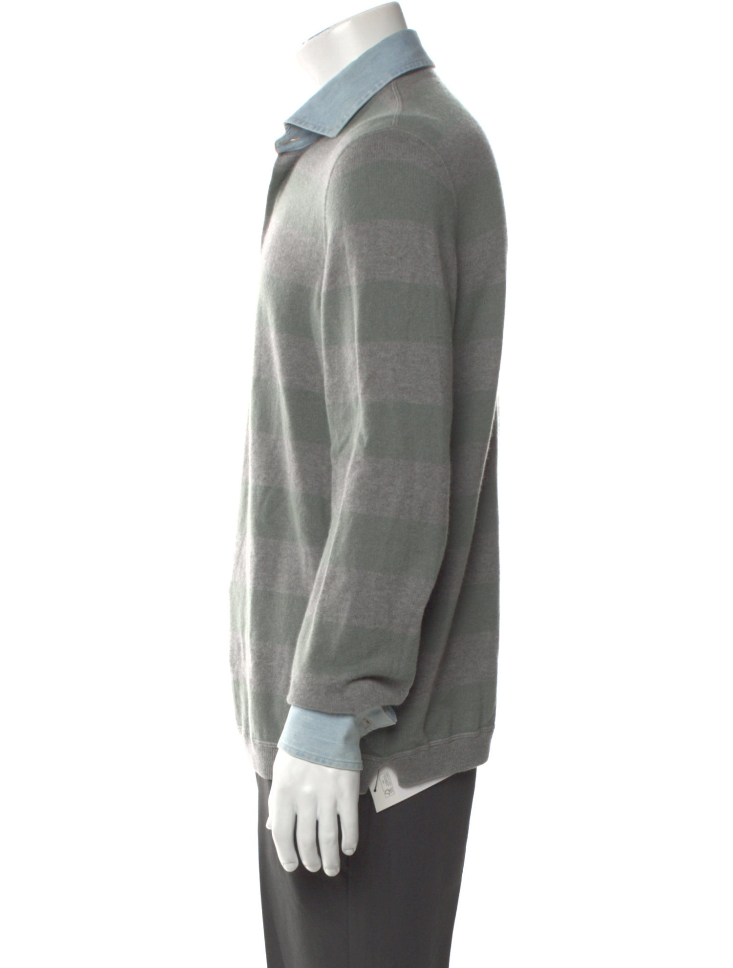Brunello Cucinelli Cashmere Collar Polo Sweater