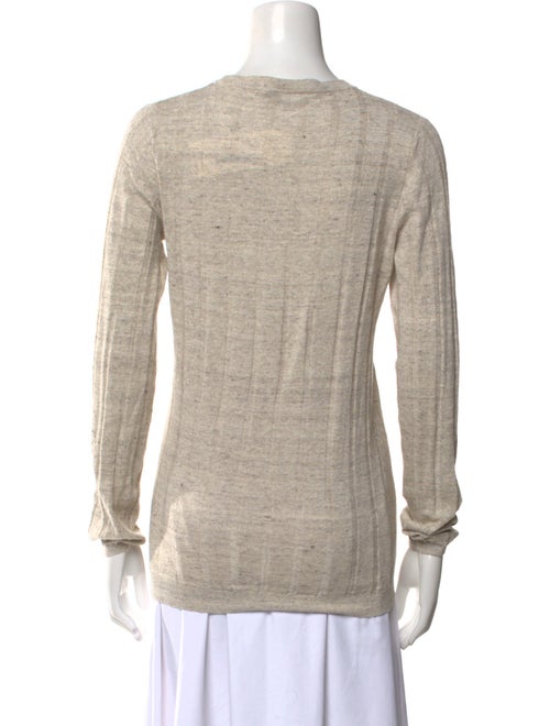 Brunello Cucinelli Linen Crew Neck Sweater