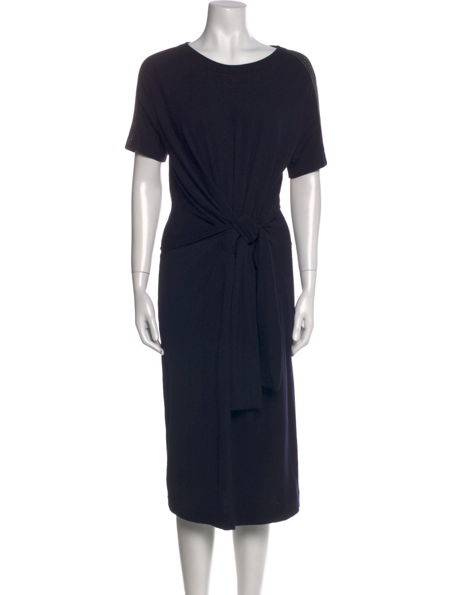 Brunello Cucinelli Virgin Wool Midi Length Dress