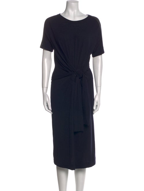 Brunello Cucinelli Virgin Wool Midi Length Dress
