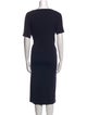 Brunello Cucinelli Virgin Wool Midi Length Dress