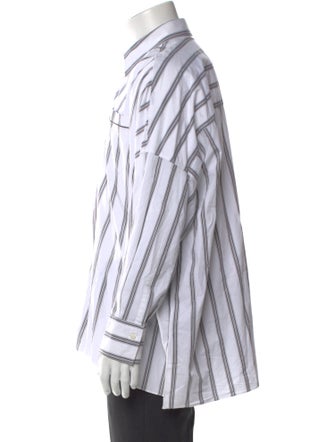 Brunello Cucinelli Striped Long Sleeve Shirt