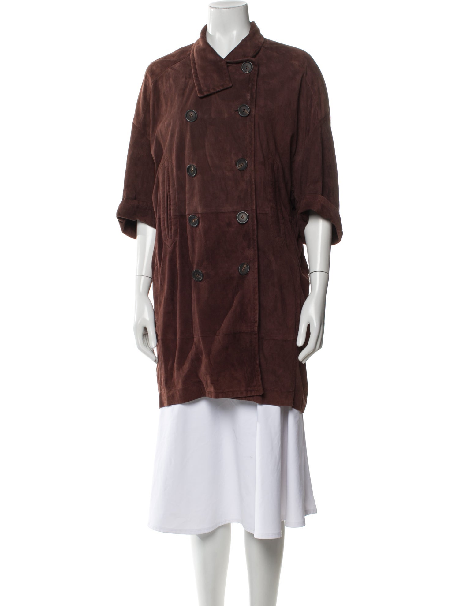 Brunello Cucinelli Leather Utility Jacket w/ Tags