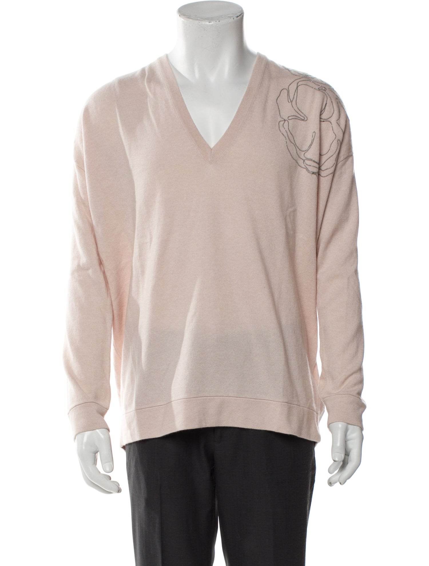 Brunello Cucinelli Cashmere V-Neck Pullover w/ Tags