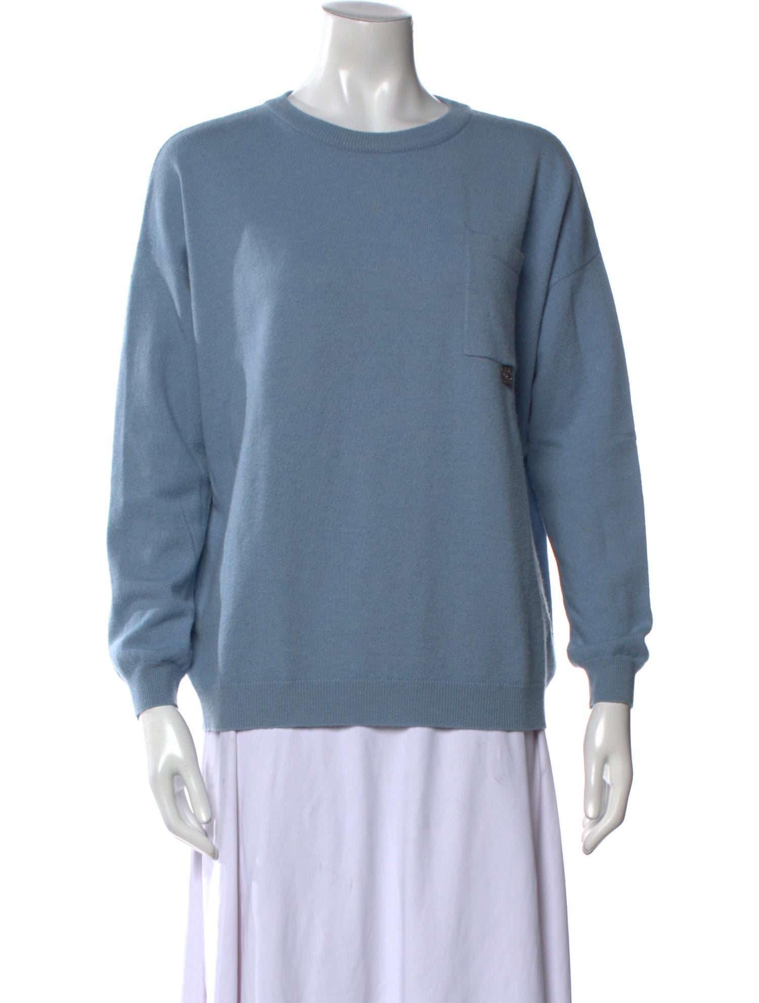 Brunello Cucinelli Virgin Wool Crew Neck Sweater