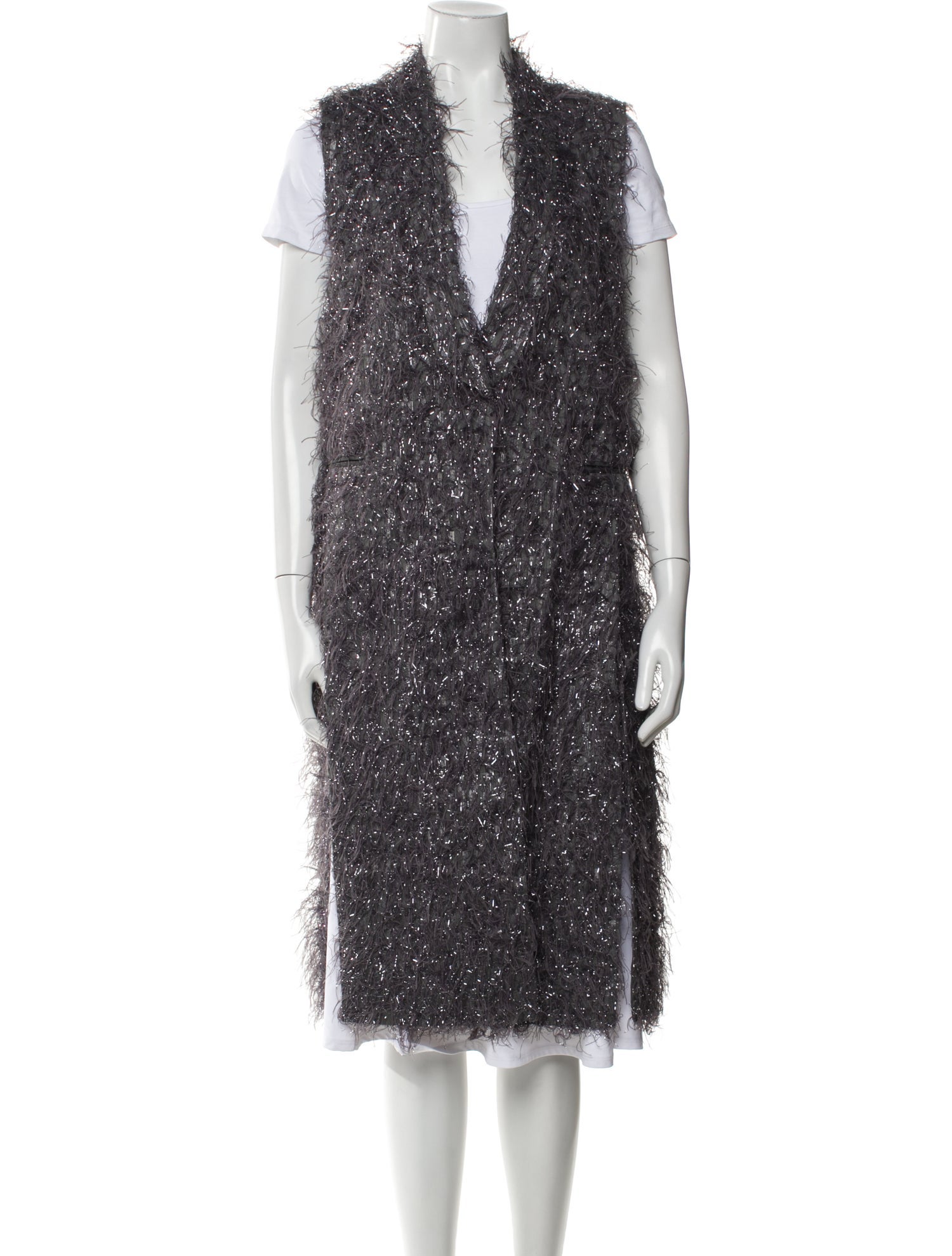 Brunello Cucinelli Tweed Pattern Coat w/ Tags