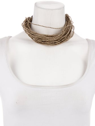 Brunello Cucinelli Multistrand Choker Necklace