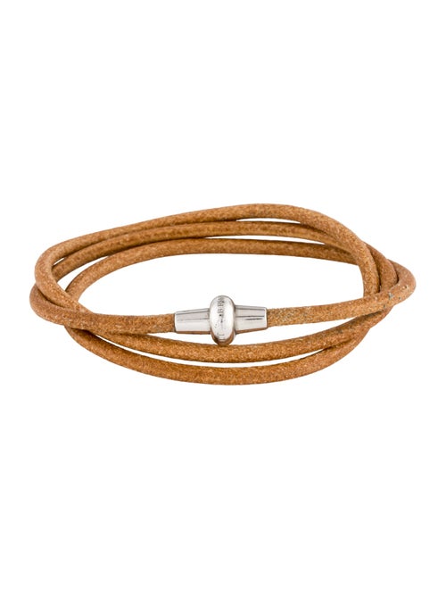 Brunello Cucinelli Leather Wrap Bracelet