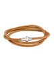Brunello Cucinelli Leather Wrap Bracelet