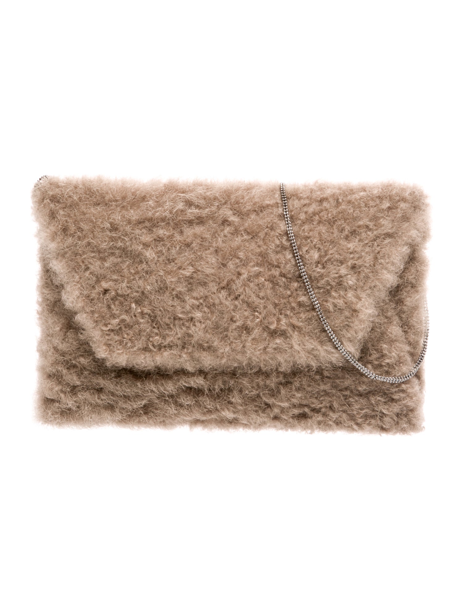 Brunello Cucinelli Shearling Evening Bag w/ Tags