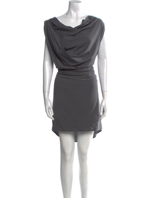 Brunello Cucinelli Cowl Neck Mini Dress