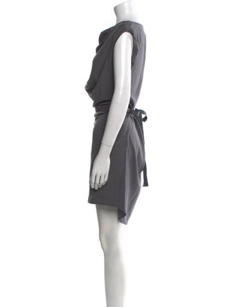 Brunello Cucinelli Cowl Neck Mini Dress