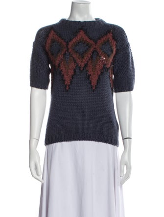 Brunello Cucinelli Cashmere Printed Sweater