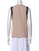Brunello Cucinelli Silk Scoop Neck Top