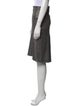 Brunello Cucinelli Leather Knee-Length Skirt