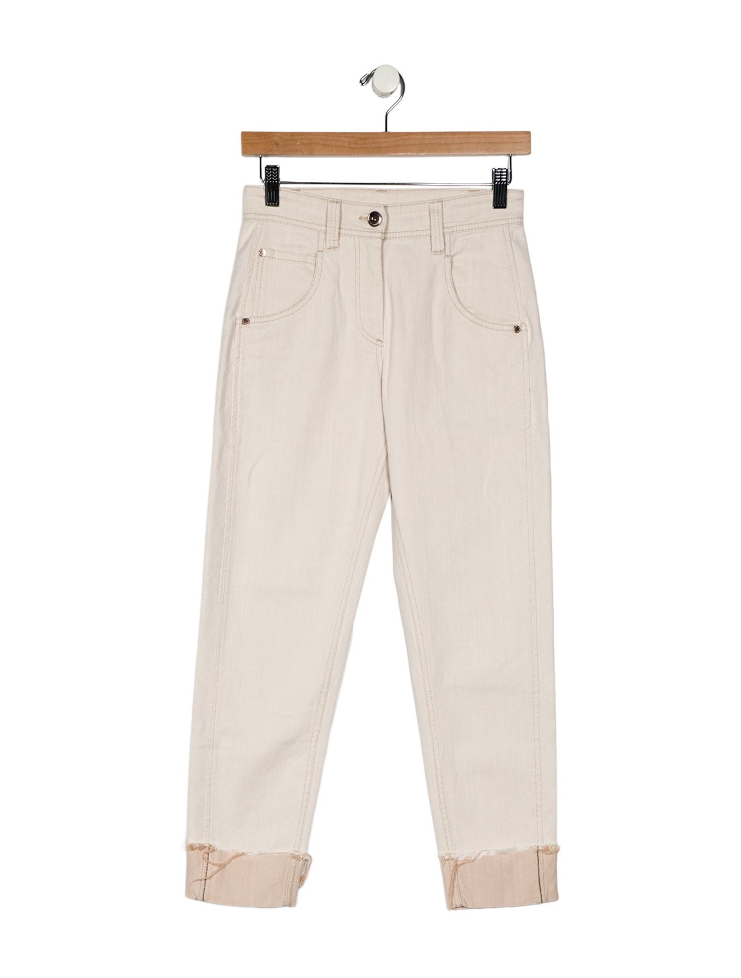 Brunello Cucinelli High-Rise Skinny Leg Jeans