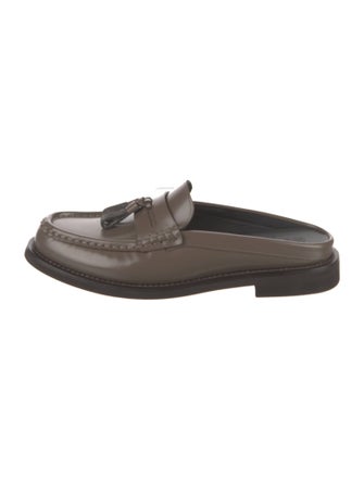 Brunello Cucinelli Monili Leather Mules