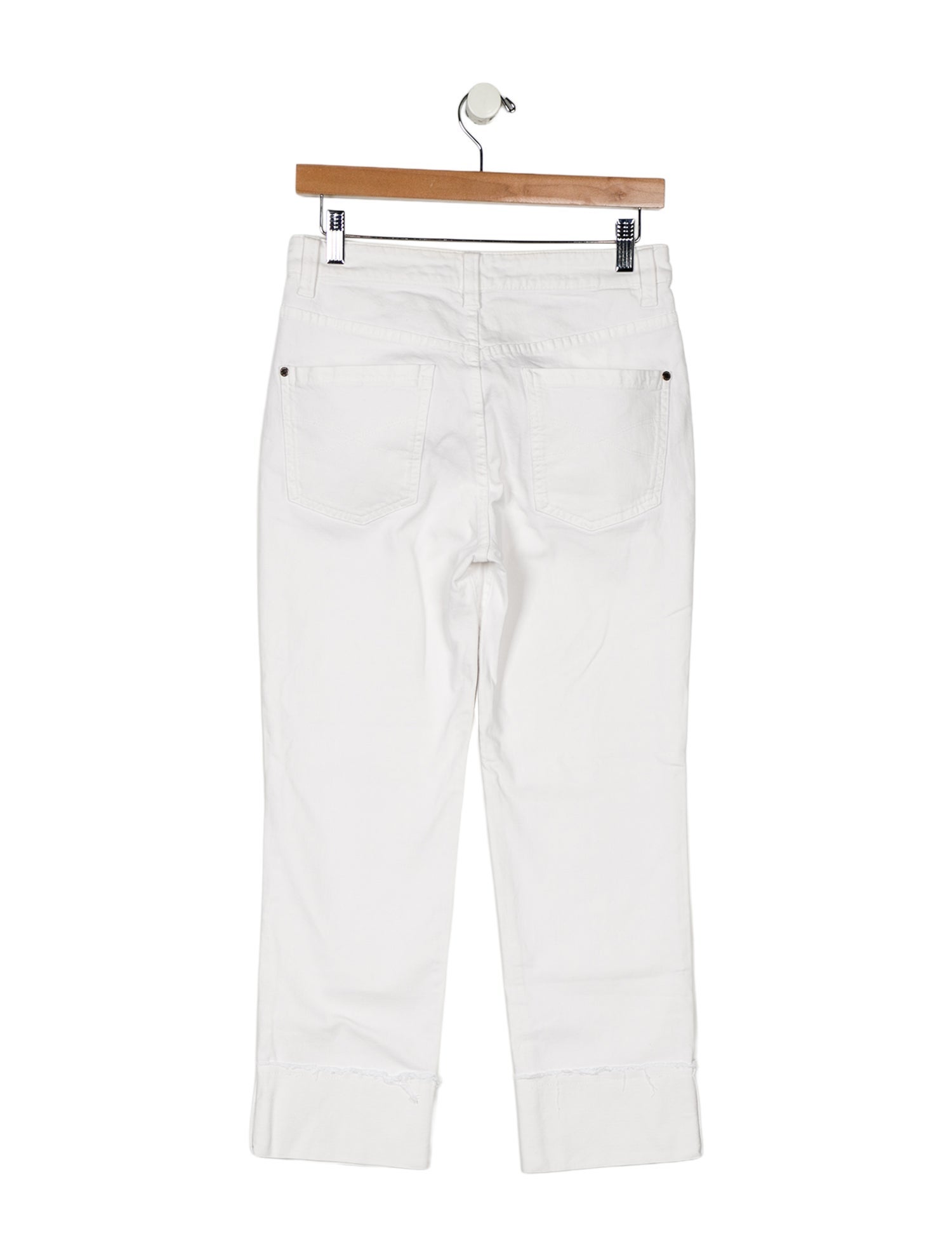Brunello Cucinelli High-Rise Straight Leg Jeans