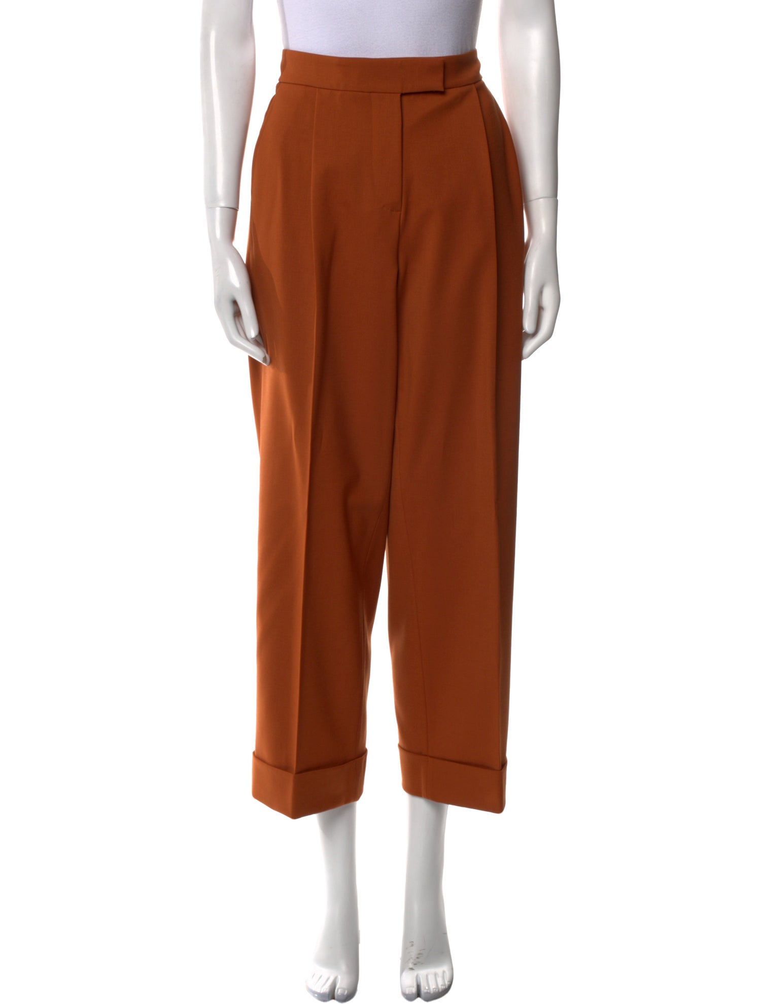 Brunello Cucinelli Wool Straight Leg Pants