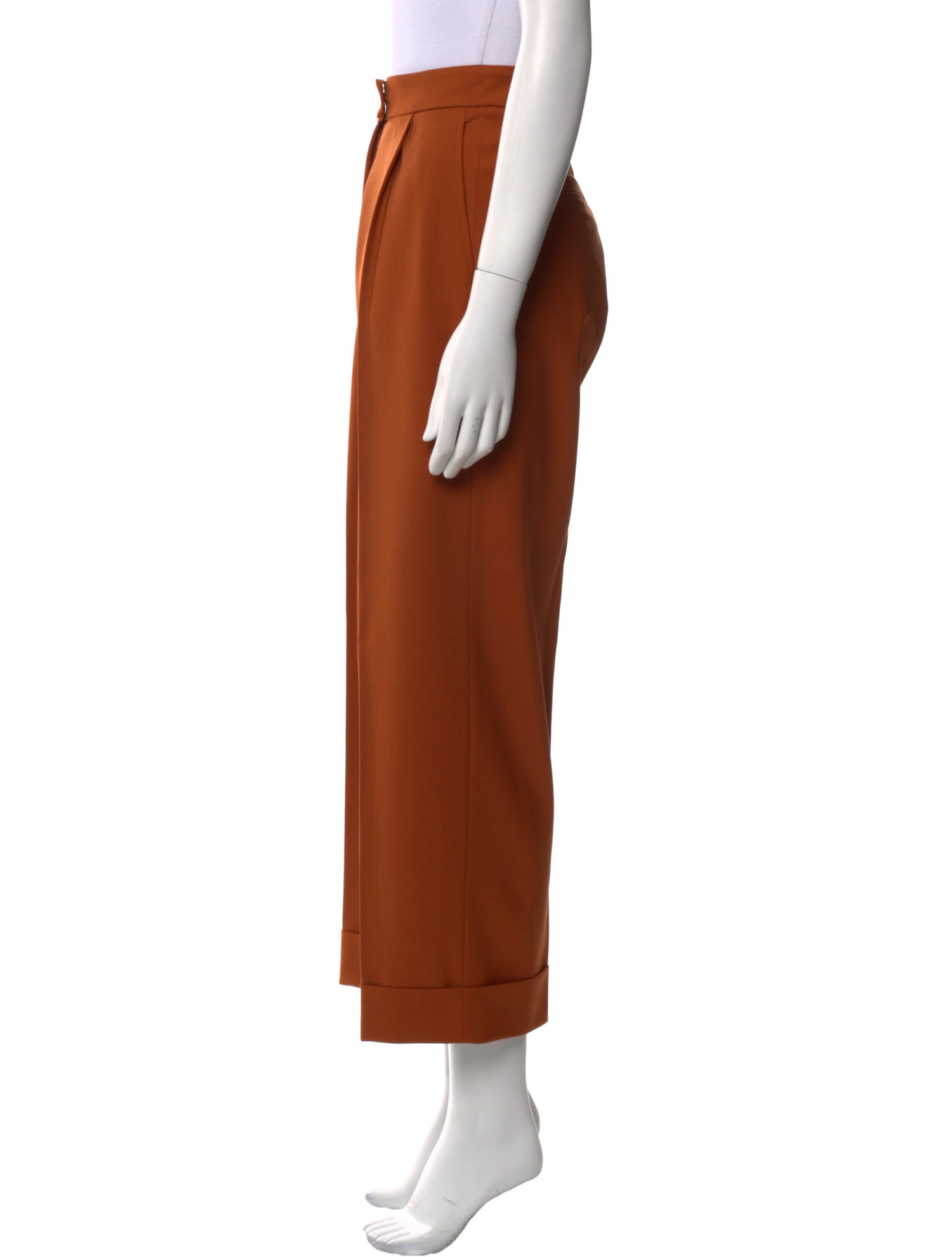 Brunello Cucinelli Wool Straight Leg Pants