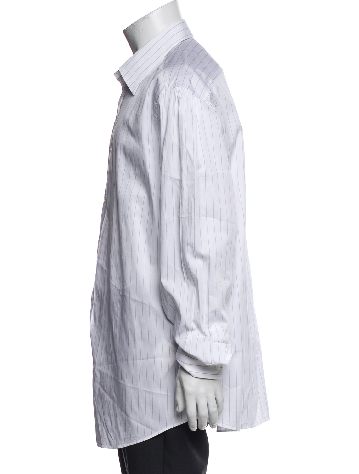 Brunello Cucinelli Striped Long Sleeve Shirt